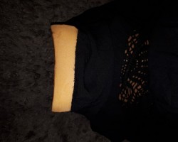 Na een avondje panty dragen waren mijn bij de voeten helemaal aan elkaar gegroeid