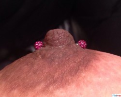 Een close-upje van mijn nieuwe piercing :)