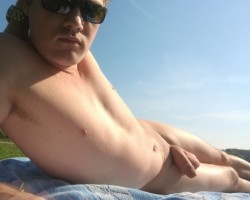Ff lekker op het naaktstrand